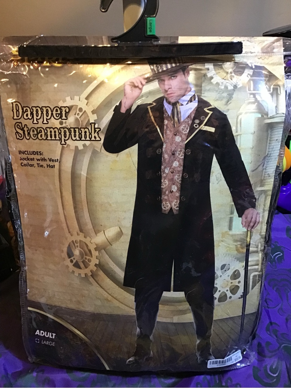 Dapper steampunk spirit halloween adult size large